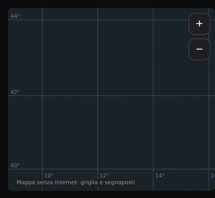 Il controllo Mappa come appare in un'app
